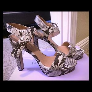 Snakeskin Heels